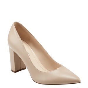 Like New Marc Fisher Georgy Nude Tan Taupe Pumps Heels Size 7